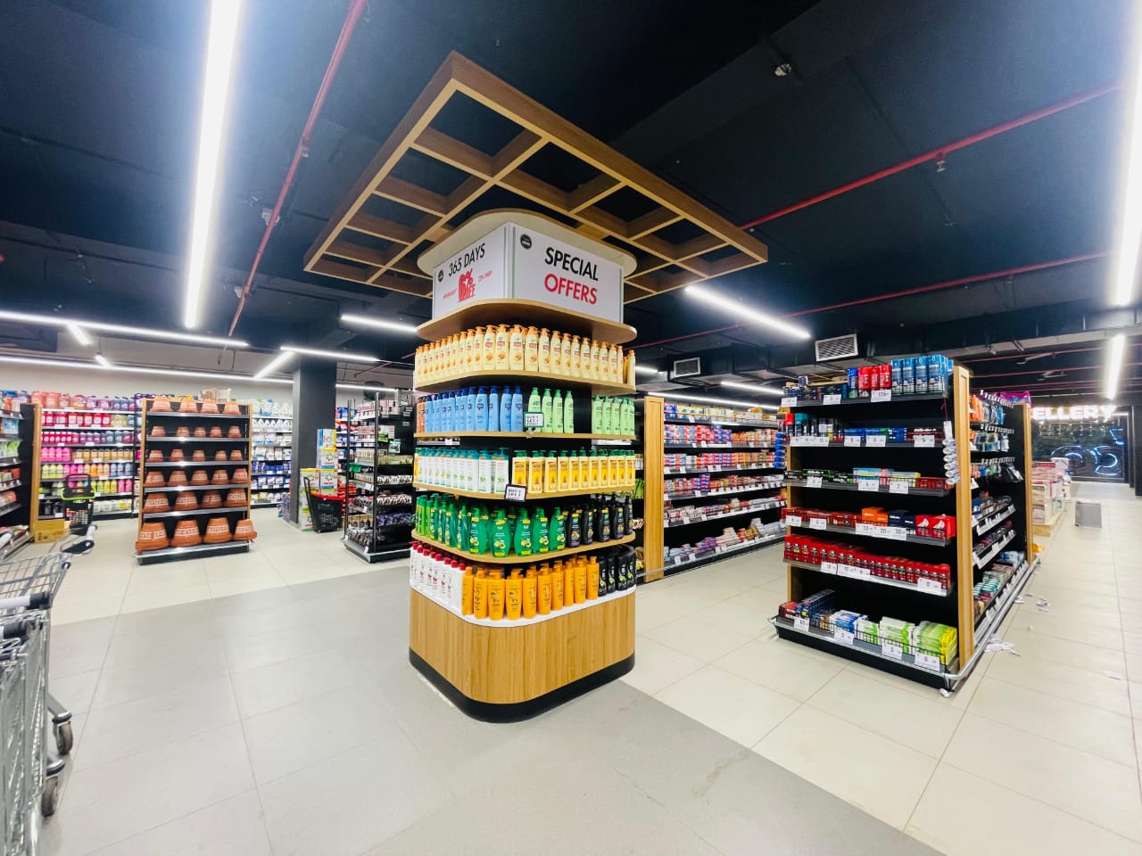 Shop owners inside their store